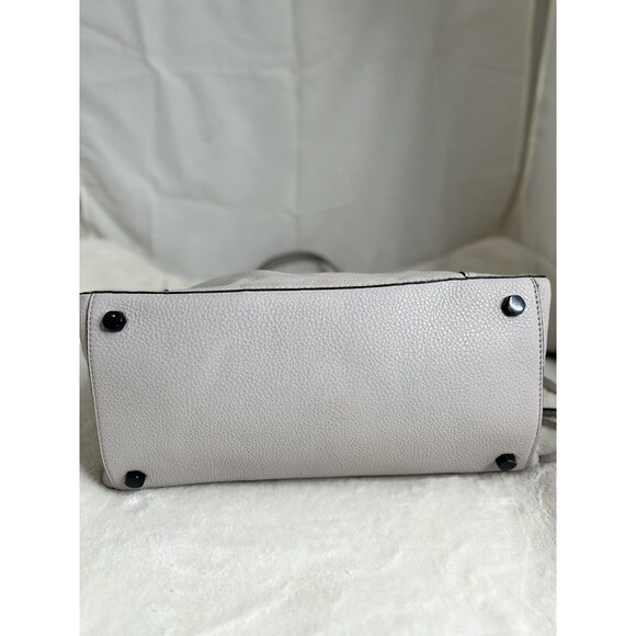 Rebecca Minkoff Soft Leather Satchel Handbag Braided Handles /Adjustable Strap - Picture 5 of 7